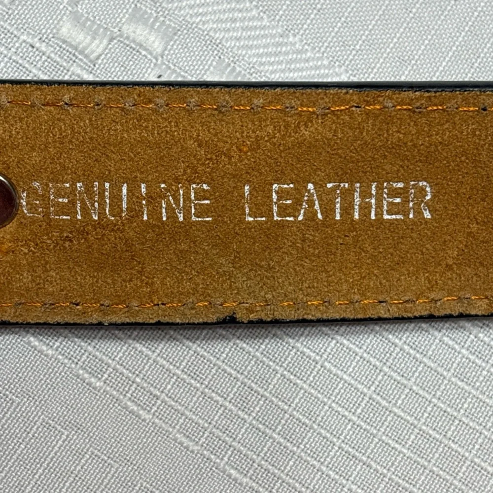 Genuine Leather Womens Western Belt  Casual Jeans Belts- Black Size 36 - Picture 7 of 7